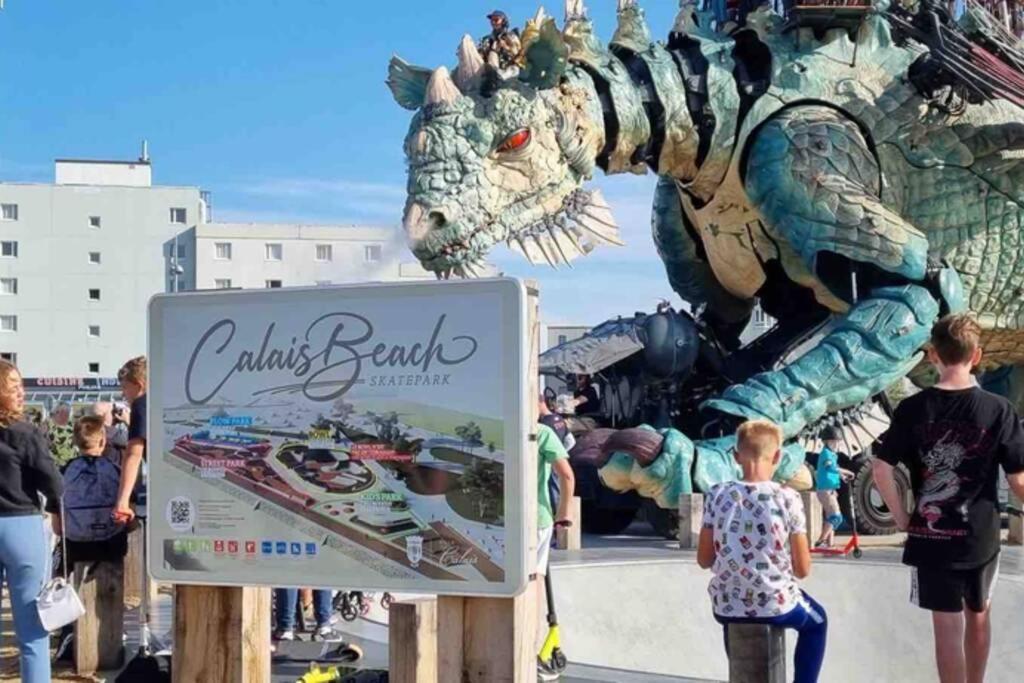 La Plage Superbe Studio Refait A Neuf Calais Kültér fotó